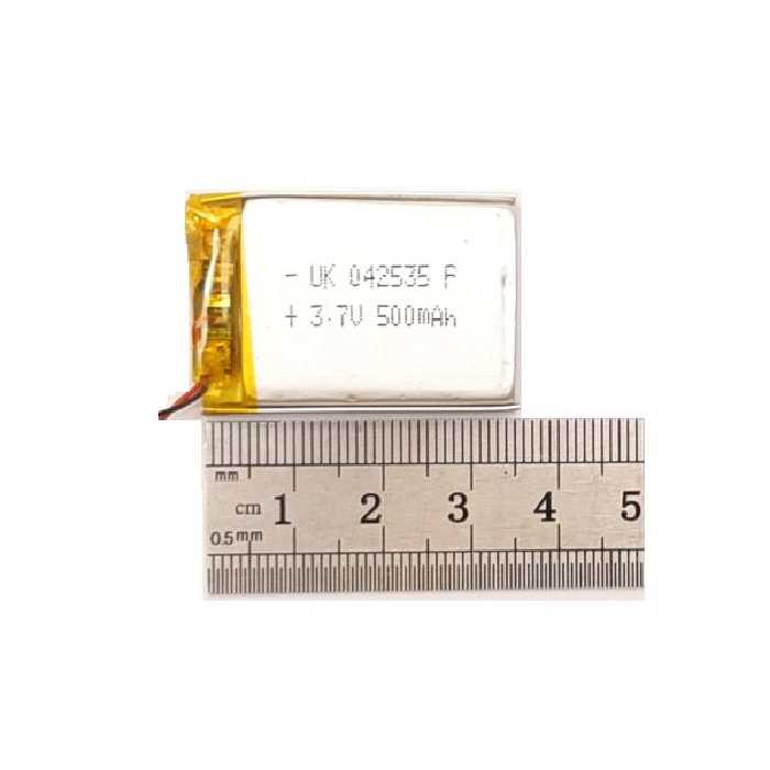 باتری لیتیوم یون مدل d-500 ظرقیت 500 میلی آمپر ساعت