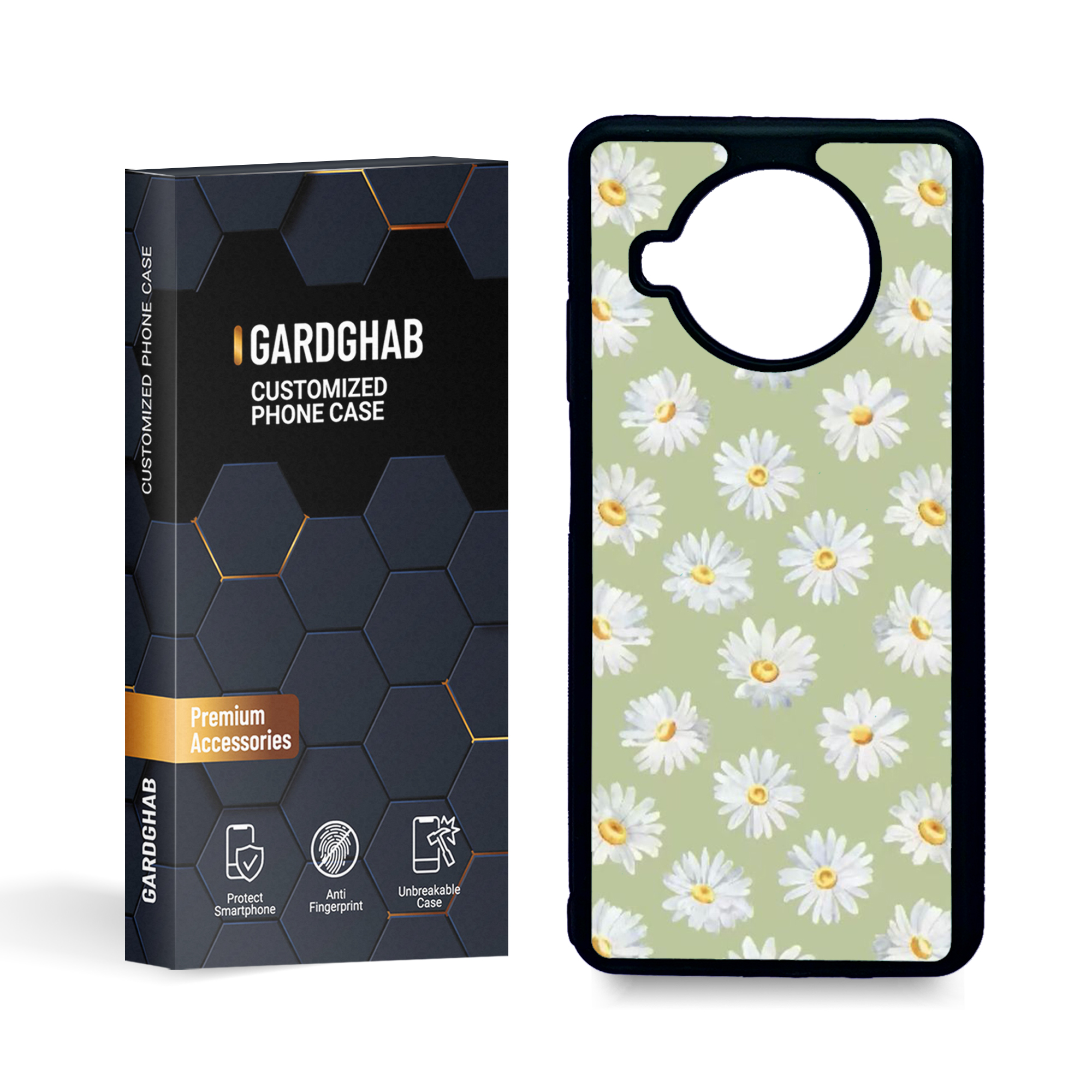 کاور گارد قاب مدل گل مناسب برای گوشی موبایل شیائومی mi 10t lite