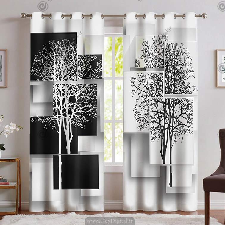 پرده پانچی سه بعدی لاکچری PK-4611