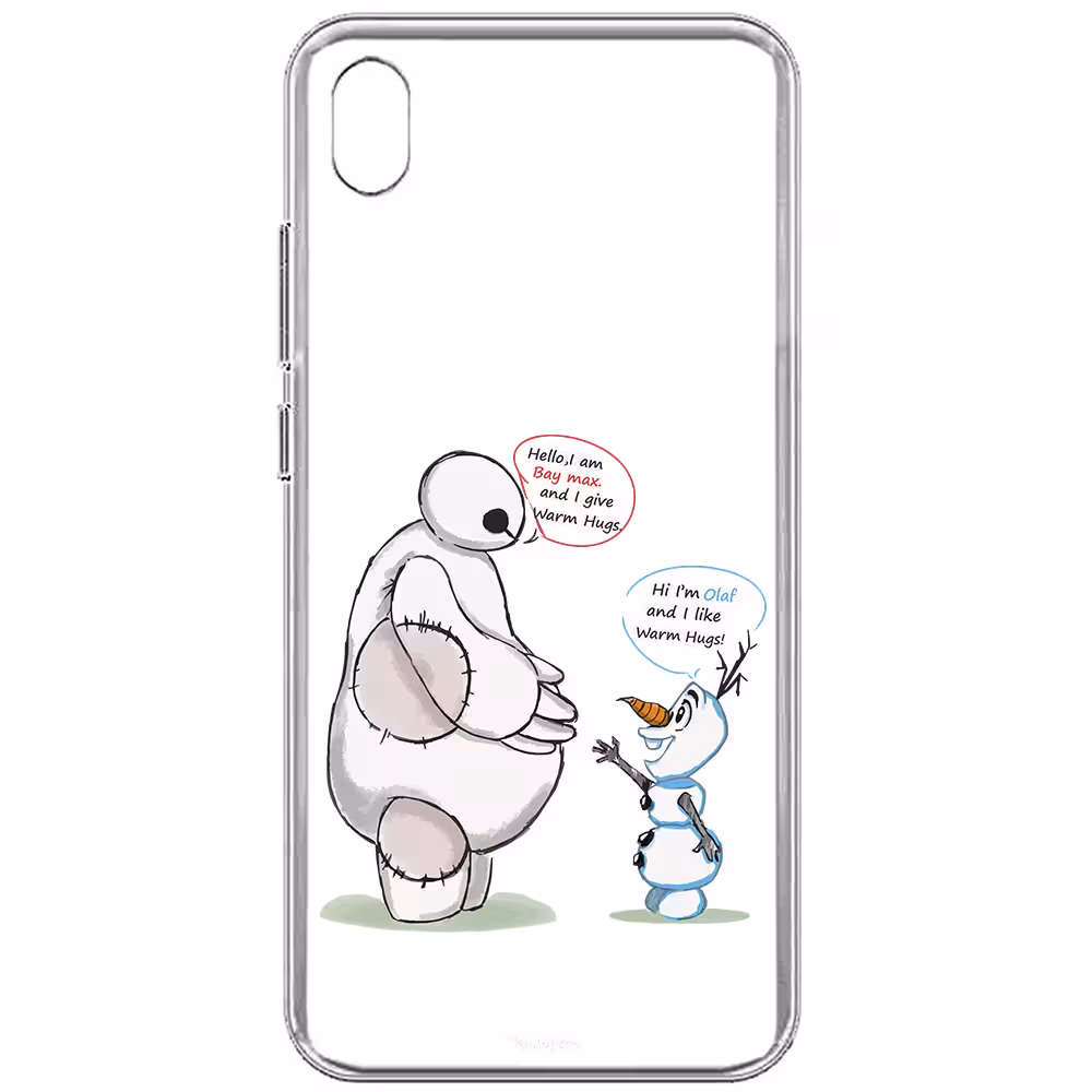 کاور طرح Olaf &amp; Baymax مناسب برای گوشی موبایل شیائومی Redmi 7A