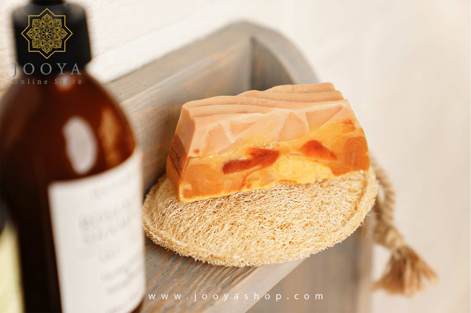 صابون کیکی قهوه و کارامل وگان