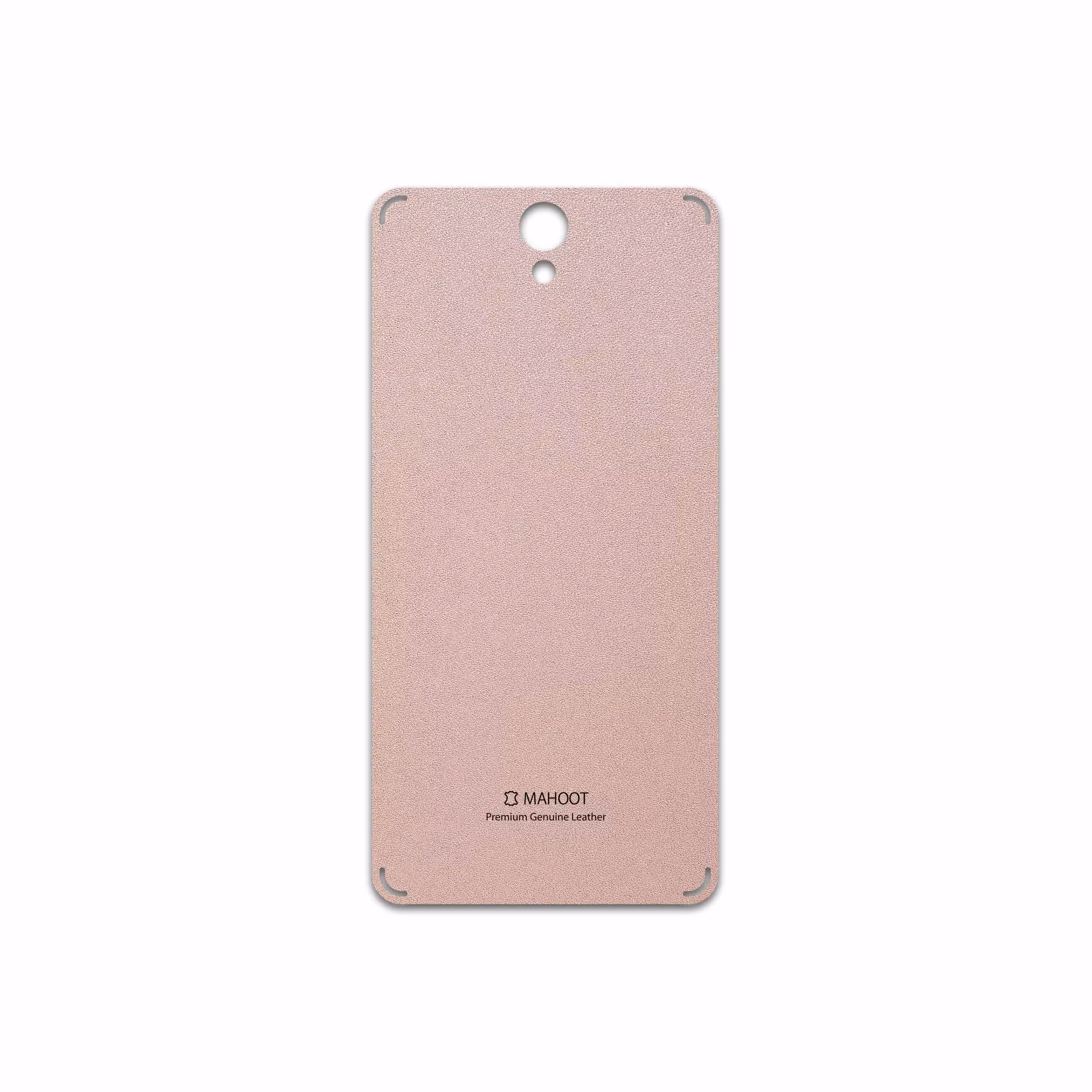 برچسب پوششی ماهوت مدل Rose Gold Leather مناسب برای گوشی موبایل لنوو Vibe S1