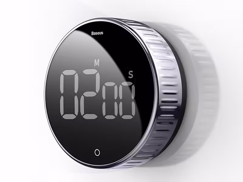 تایمر زنگ دار بیسوس مدل Heyo Rotation Countdown Timer ACDJS