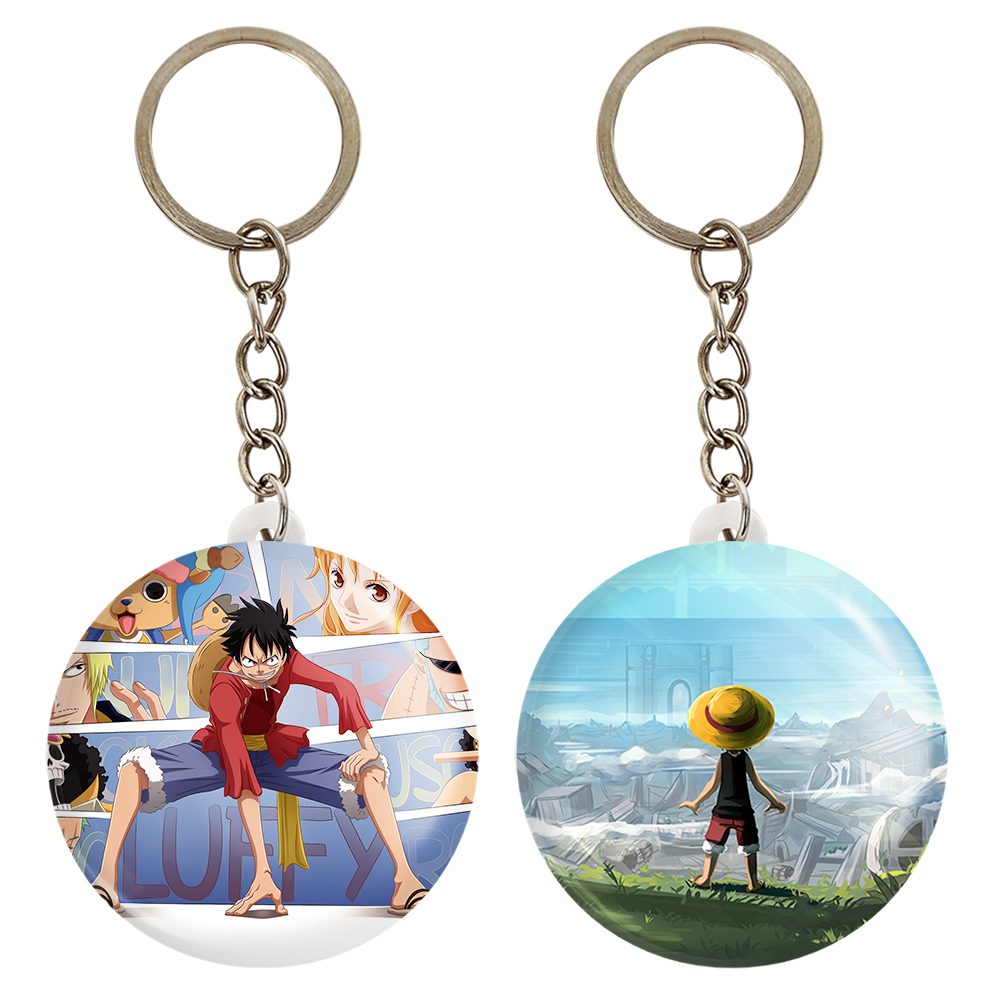 جاکلیدی خندالو مدل لوفی انیمه وان پیس کد 1728217281 مجموعه 2 عددی