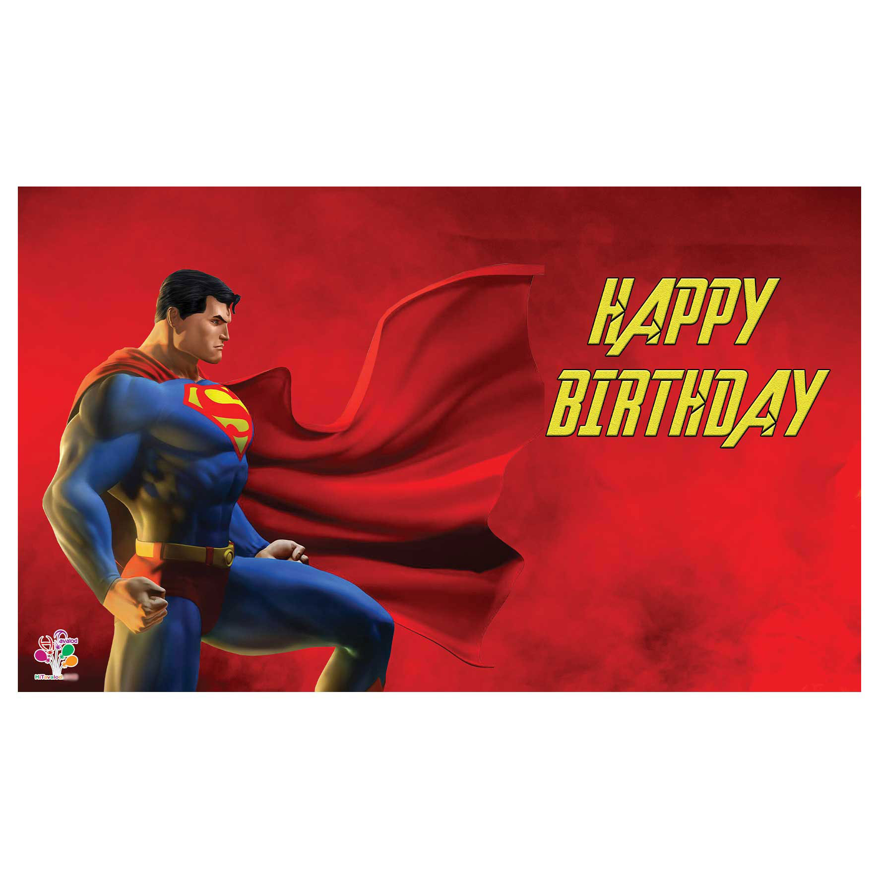  بنر تولد طرح سوپرمن کد 173