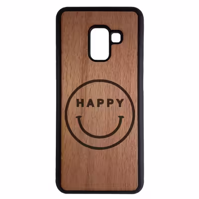 کاور طرح happy کد 1105410943150 مناسب برای گوشی موبایل سامسونگ galaxy a6 plus 2018