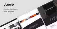 دانلود قالب HTML تک صفحه Jueve