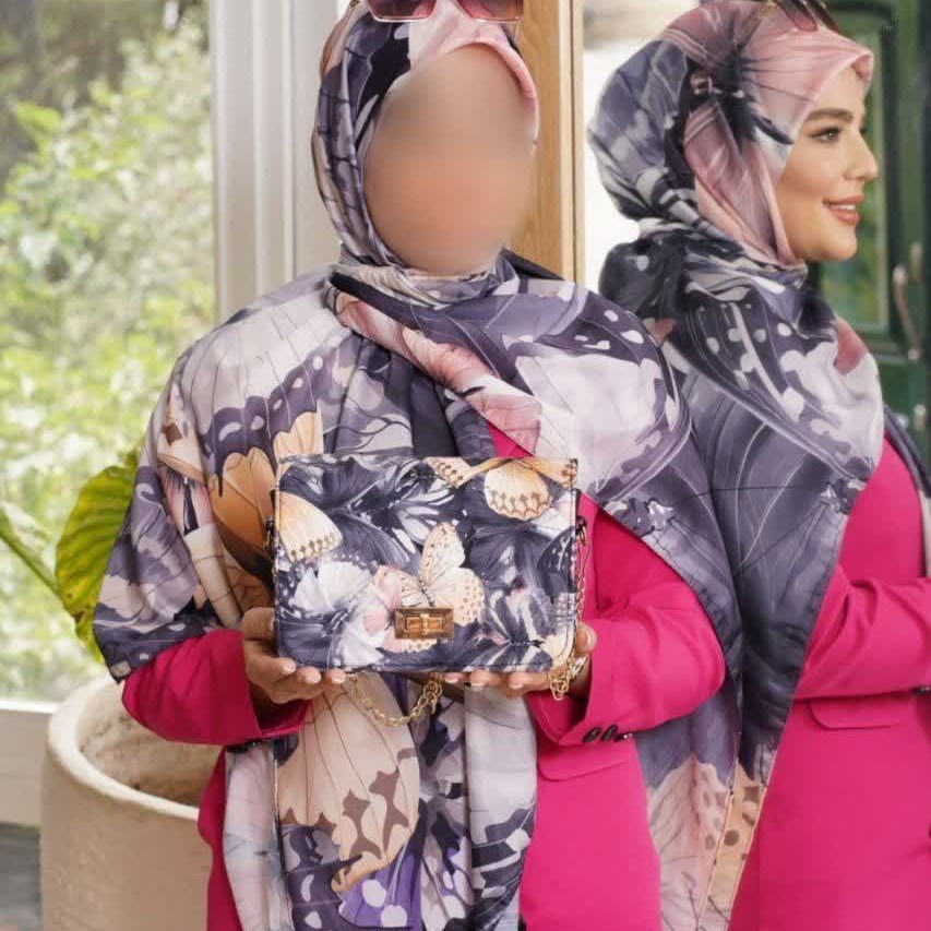 ست کیف و روسری قواره 140 ارسال رایگان 00