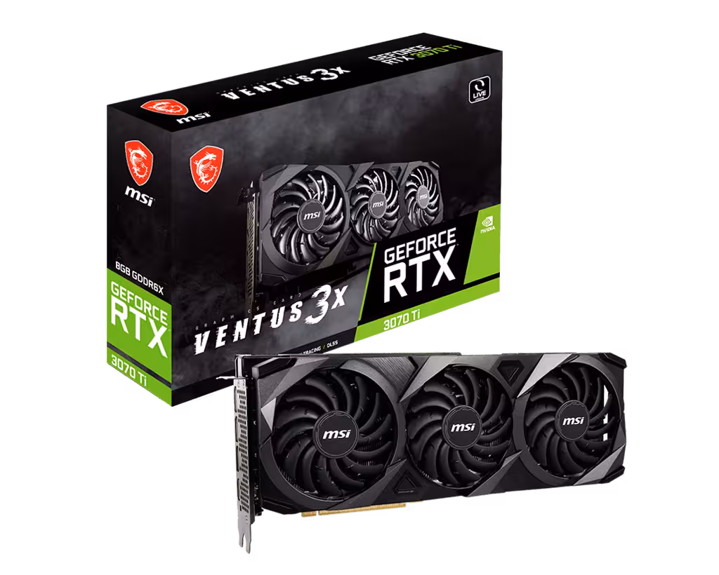 کارت گرافیک ام اس آی RTX 3070 Ti VENTUS 3X OC 8GB