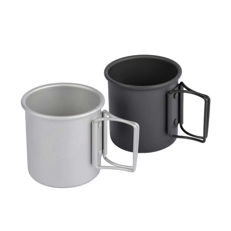 لیوان آلومینیومی با دسته تاشو