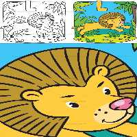 وکتور آموزش رنگ آمیزی کودک حرف L | گرافیک با طعم تربچه