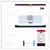 برچسب پوششی ماهوت مدل Nastaliq-4 مناسب برای تبلت سونی Xperia Z2 Tablet LTE 2014