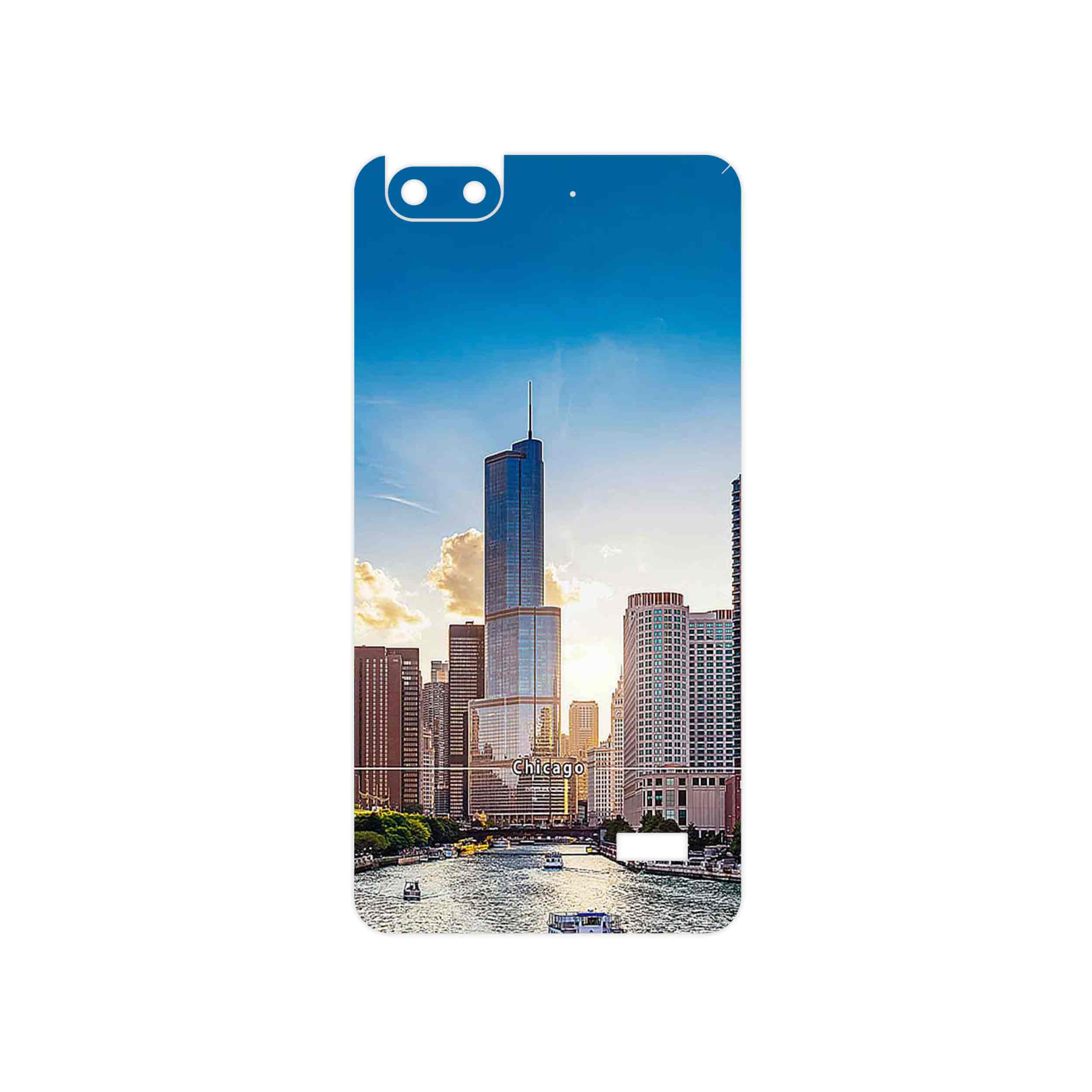 برچسب پوششی ماهوت مدل City of Chicago مناسب برای گوشی موبایل آنر 4C
