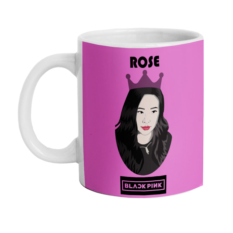 ماگ دارلی طرح بلک پینک مدل M1299