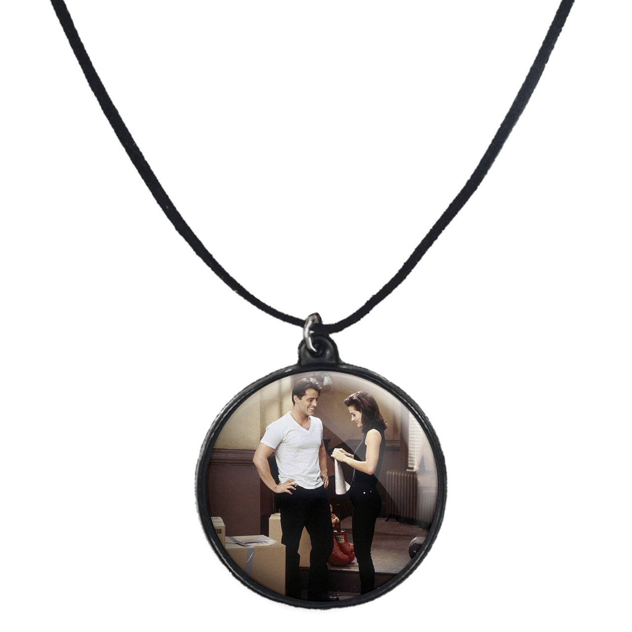 گردنبند پرمانه طرح فرندز کد pmb.19011 مدل دو طرفه