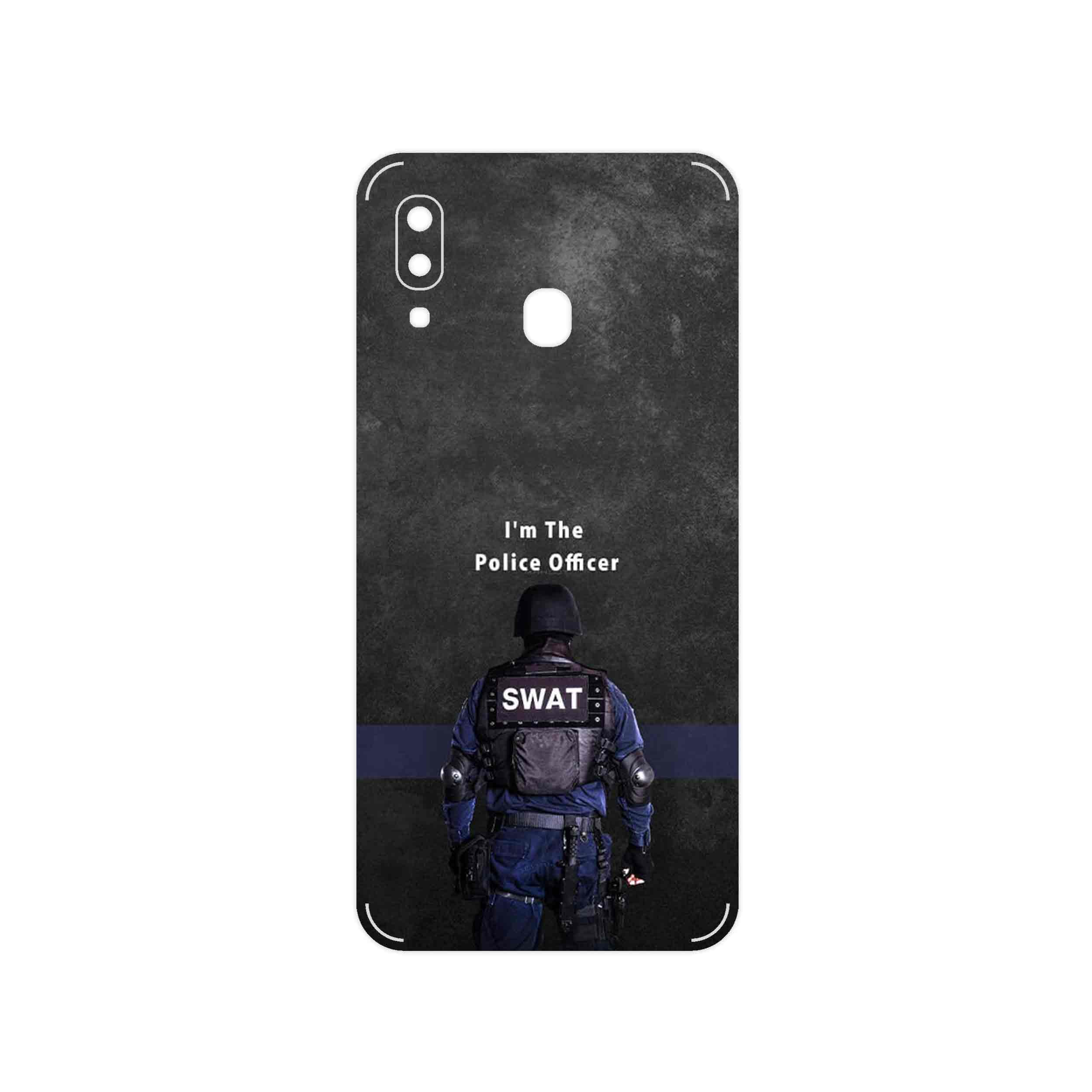 برچسب پوششی ماهوت مدل Police Officer مناسب برای گوشی موبایل سامسونگ Galaxy A20e