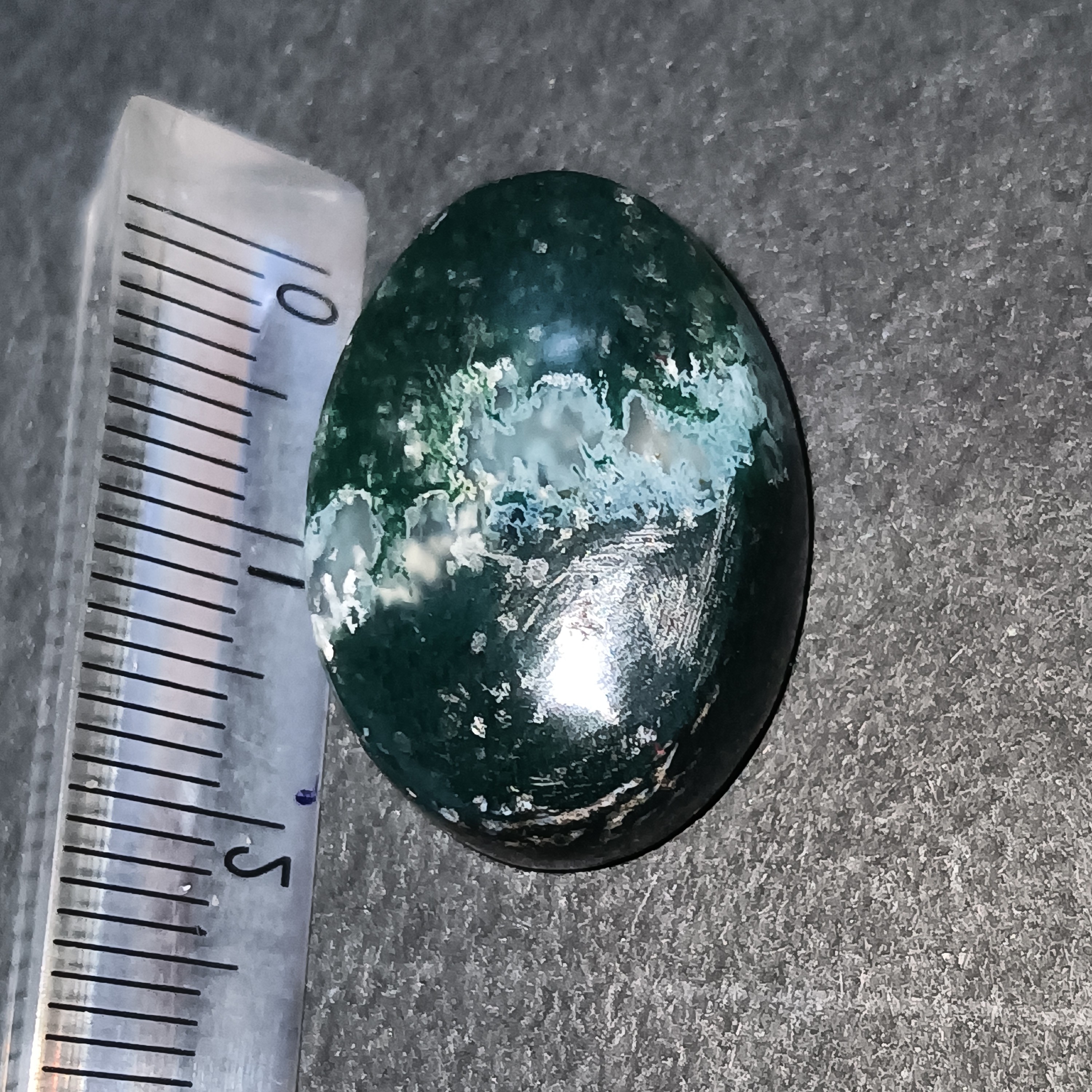 نگین عقیق لجنی خاص و زیبا و طبیعی