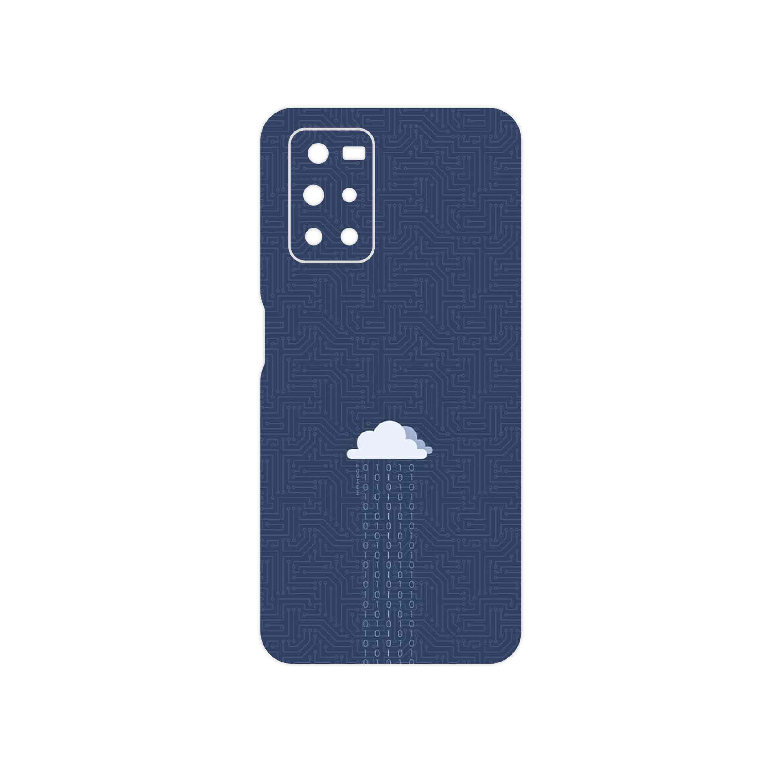 برچسب پوششی ماهوت مدل Minimal Data Cloud مناسب برای گوشی موبایل شیائومی Redmi Note 11 4G