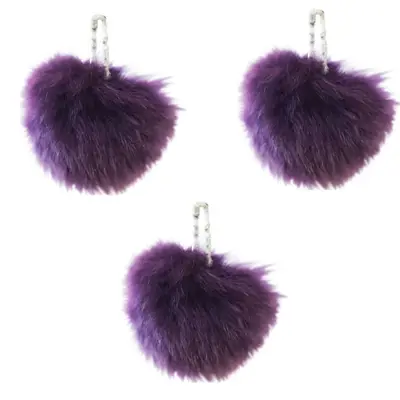 آویز مدل پوم پوم بسته 3 عددی