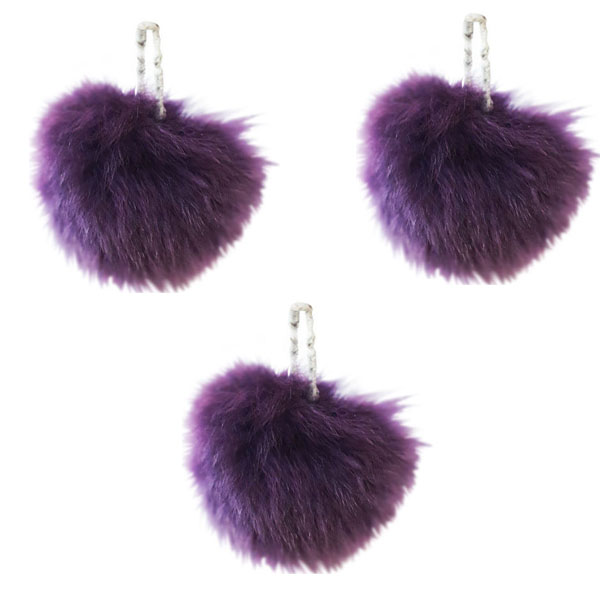 آویز مدل پوم پوم بسته 3 عددی