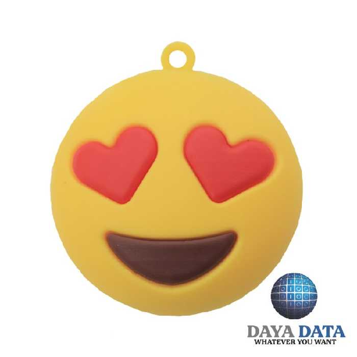 فلش مموری فانتزی  دایا  دیتا  طرح  ایموجی قلب   مدلPF1082-13 ظرفیت128GB -USB3