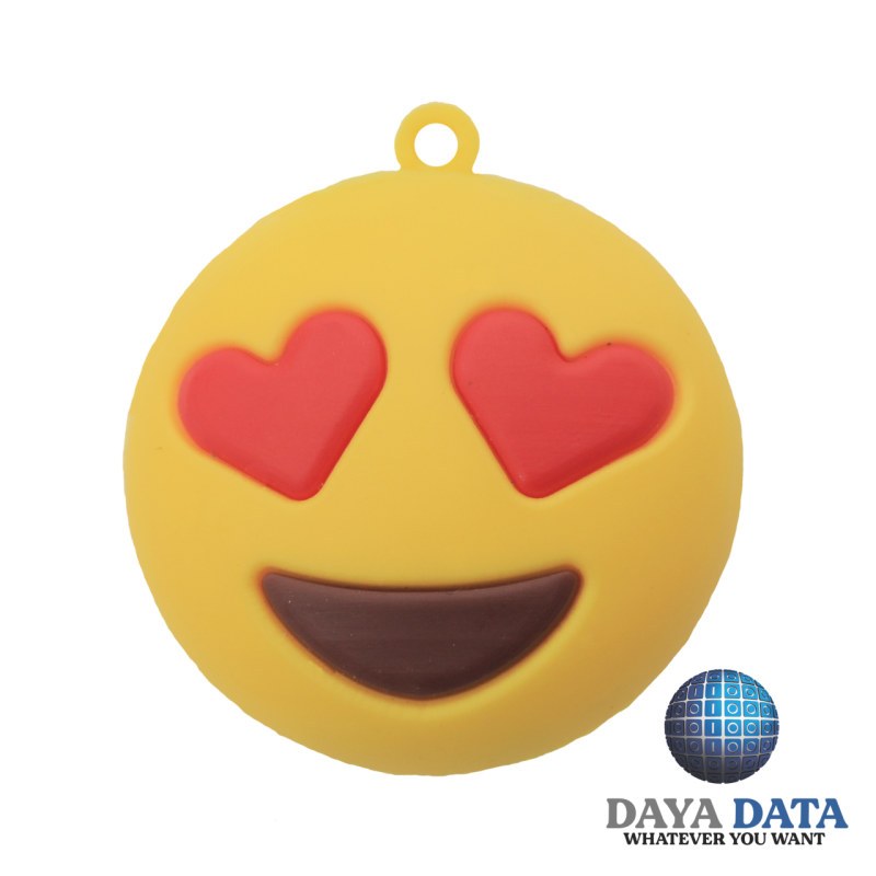 فلش مموری فانتزی  دایا  دیتا  طرح  ایموجی قلب   مدلPF1082-13 ظرفیت128GB -USB3