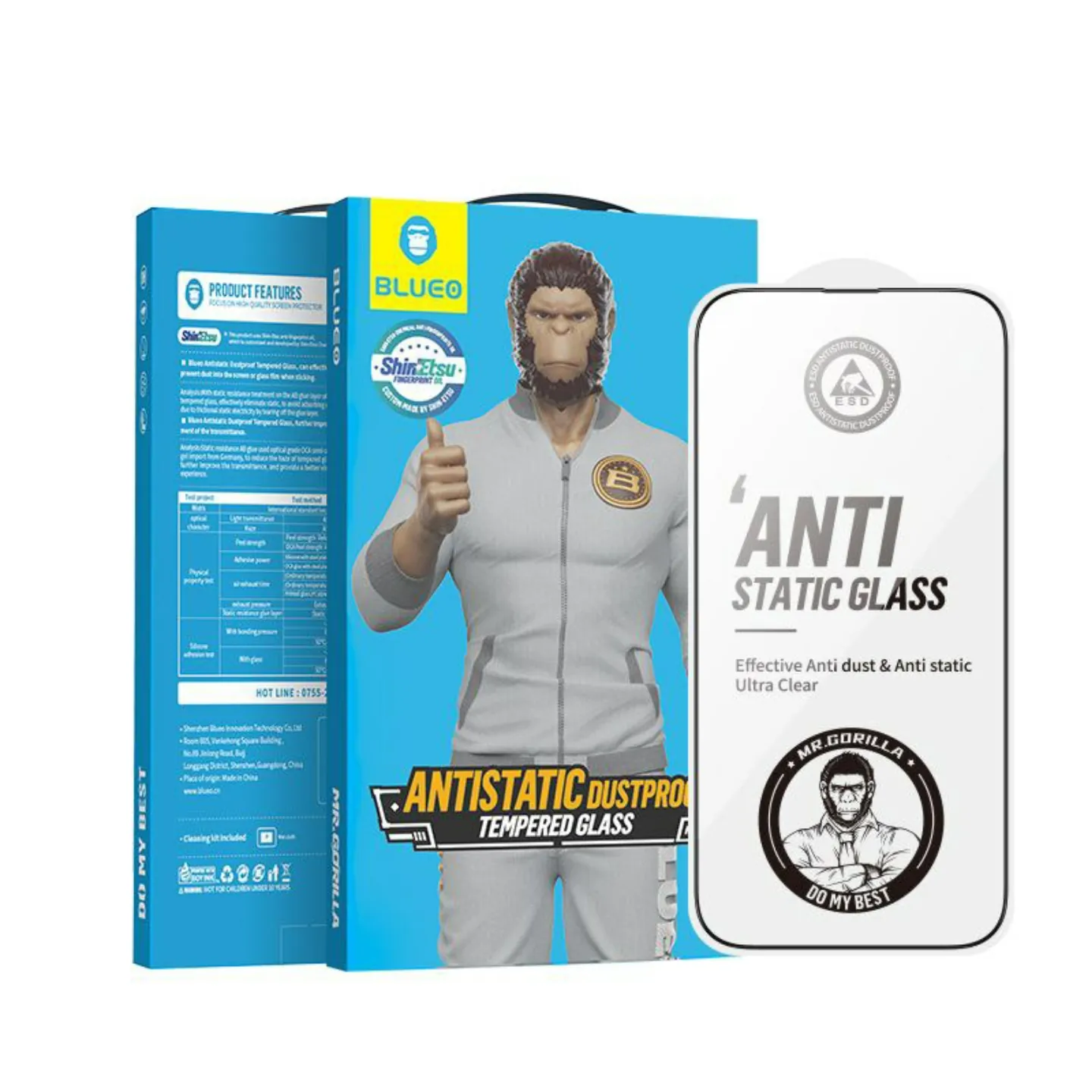 محافظ صفحه نمایش بلوئو مدل آنتی استاتیک مناسب برای گوشی موبایل اپل IPHONE 14PRO MAX