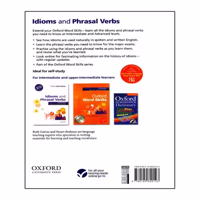 کتاب Idioms And Phrasal Verbs اثر Ruth Gairns And Stuart Redman انتشارات اشتیاق نور دو جلدی
