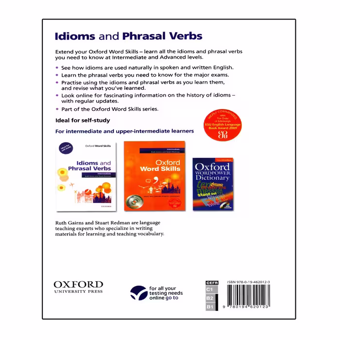 کتاب Idioms And Phrasal Verbs اثر Ruth Gairns And Stuart Redman انتشارات اشتیاق نور دو جلدی