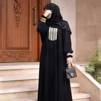 مانتو عبایی الیزه درجه یک ریحان