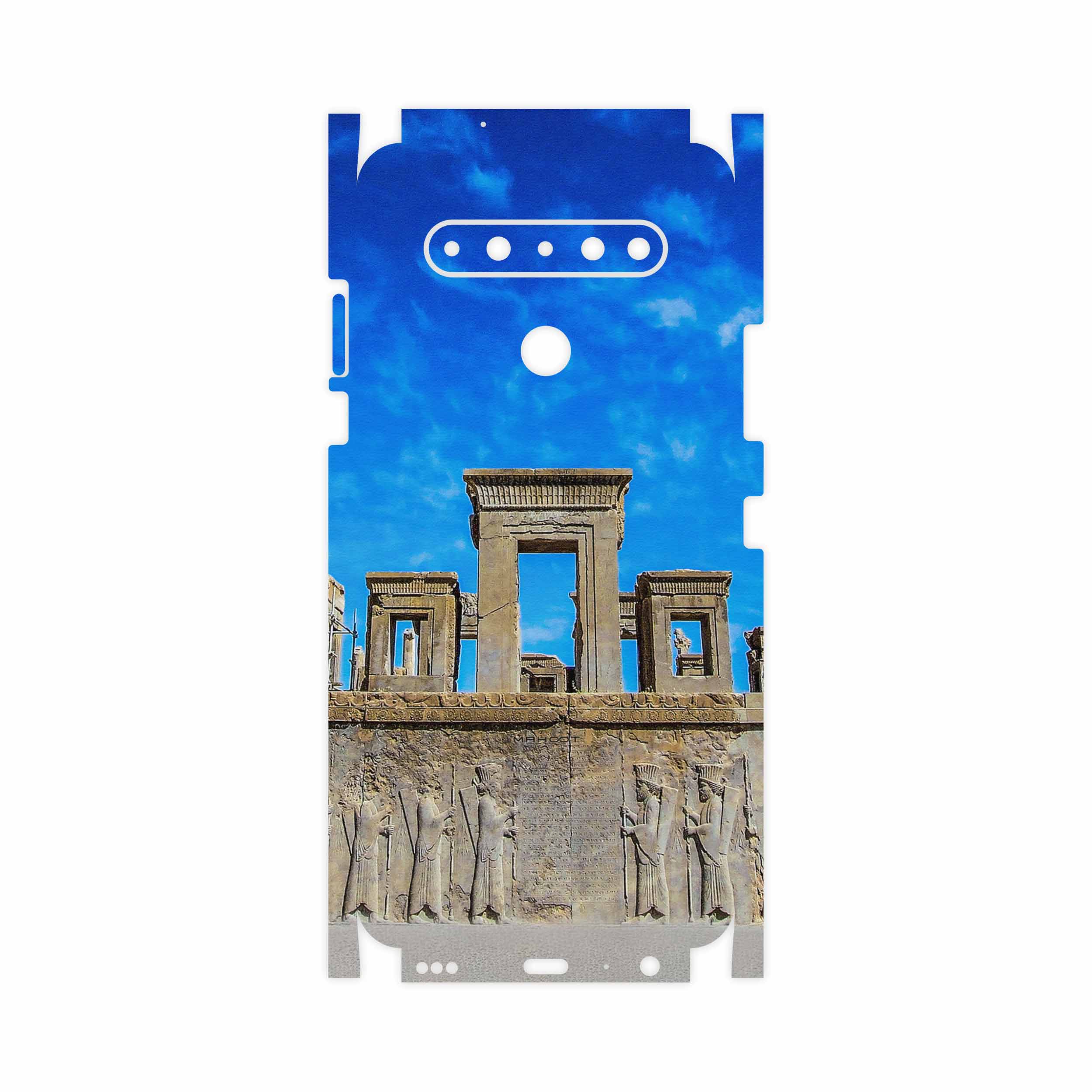 برچسب پوششی ماهوت مدل TAKHT-e-JAMSHID-FullSkin مناسب برای گوشی موبایل ال جی K61