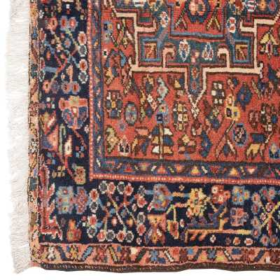 فرش قدیمی دستباف ذرع و نیم سی پرشیا کد 102373