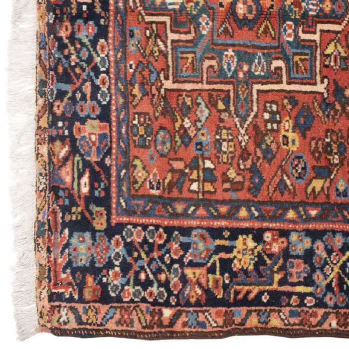 فرش قدیمی دستباف ذرع و نیم سی پرشیا کد 102373