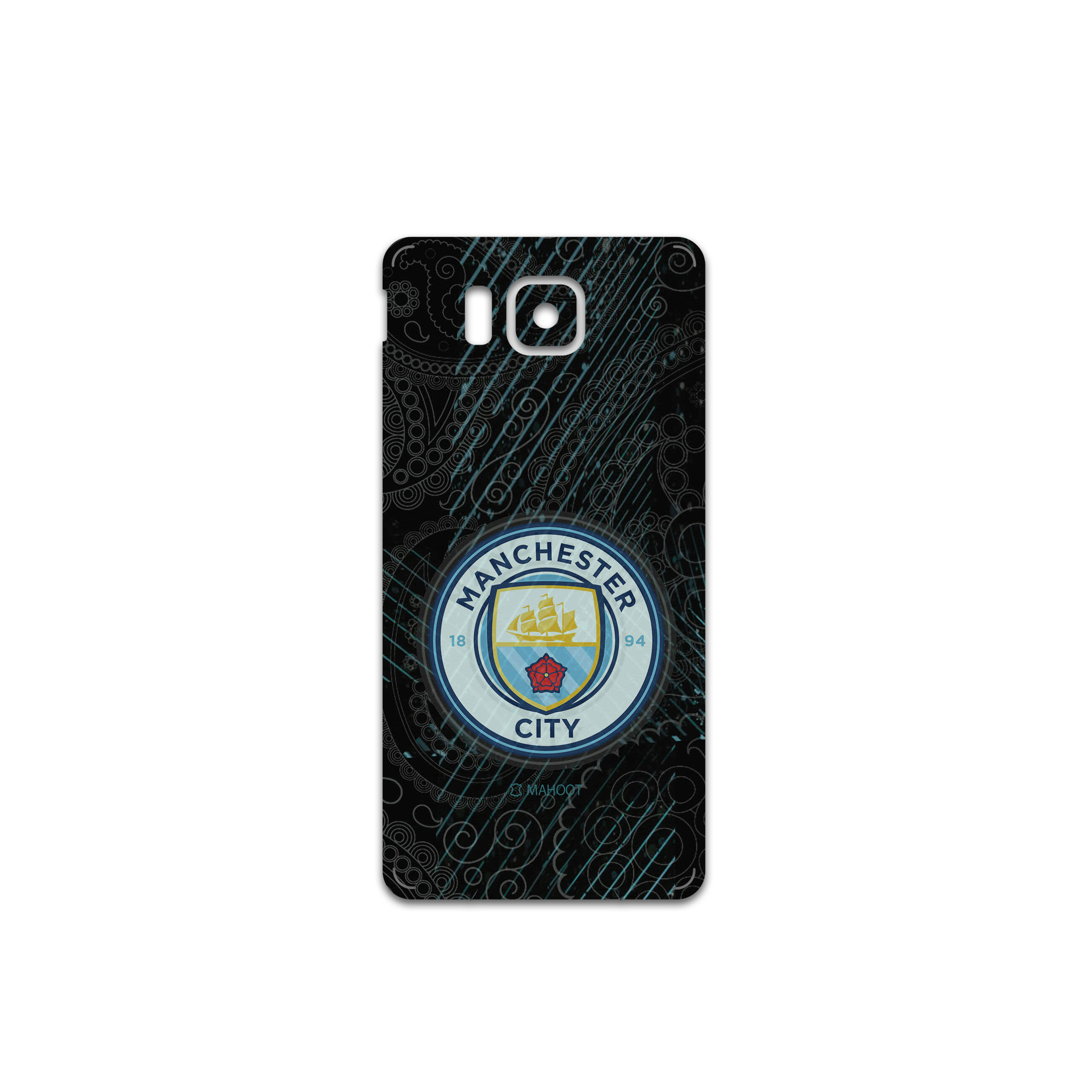 برچسب پوششی ماهوت مدل Manchester-City مناسب برای گوشی موبایل سامسونگ Galaxy Alpha