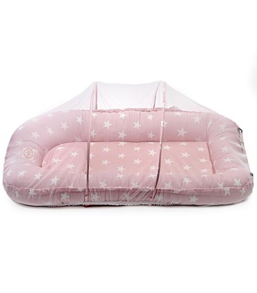 پشه بند گارد دار نوزاد طرح ستاره صورتی ایس ایز Isiz