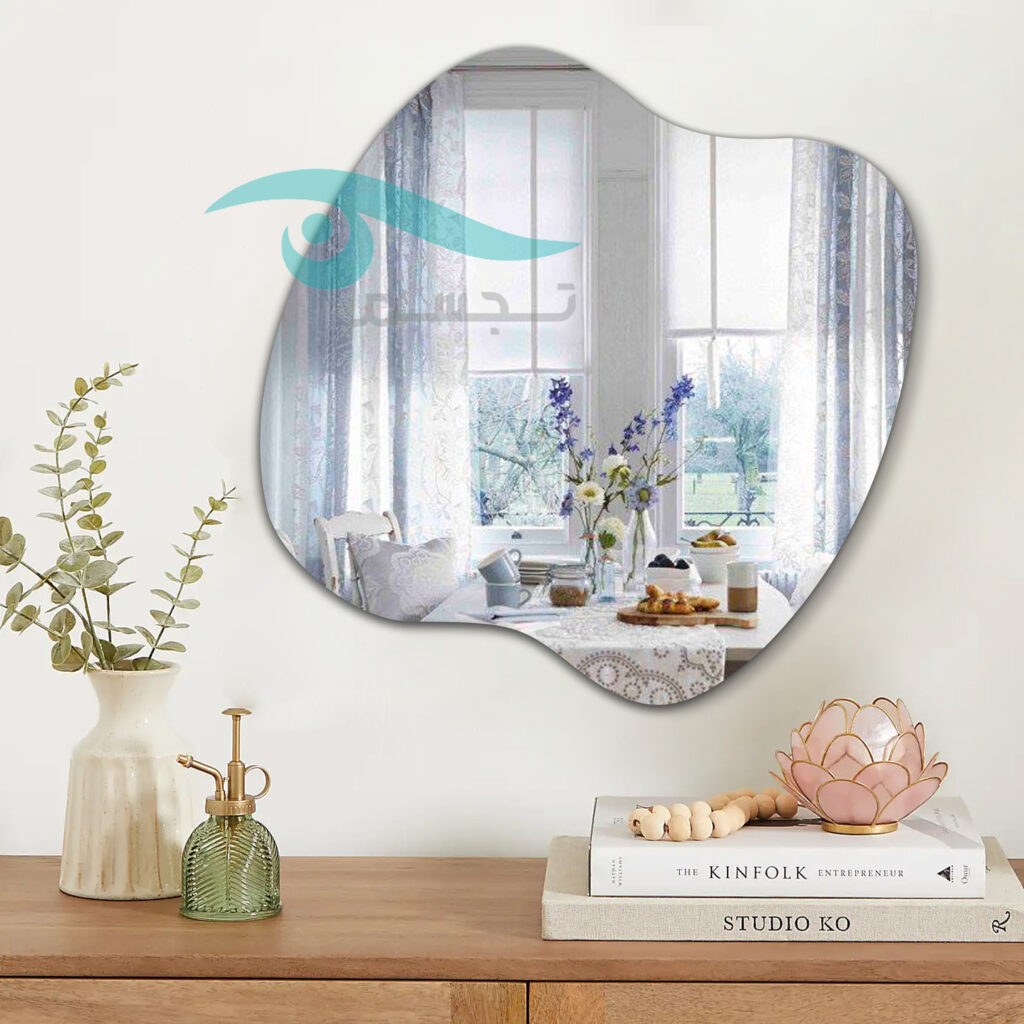 آینه دفرمه مدل رستا - آینه و روشویی تجسم