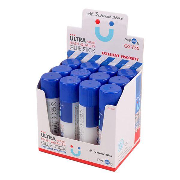 چسب ماتیکی اسکول مکس 36 گرمی بسته 12 عددی