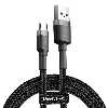 کابل USB به MicroUSB/usb باسئوس مدل CA-H1 طول 3 متر