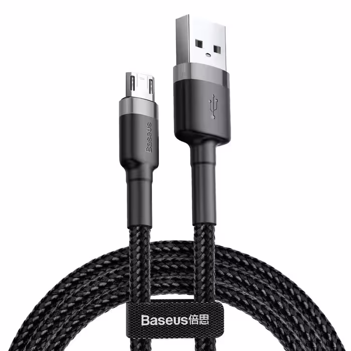 کابل USB به MicroUSB/usb باسئوس مدل CA-H1 طول 3 متر