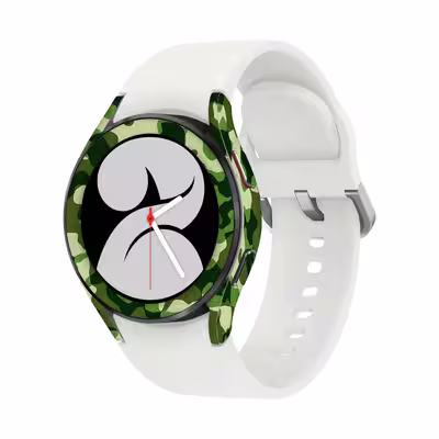 برچسب ماهوت طرح Army Green 2 مناسب برای ساعت هوشمند سامسونگ Watch4 40mm