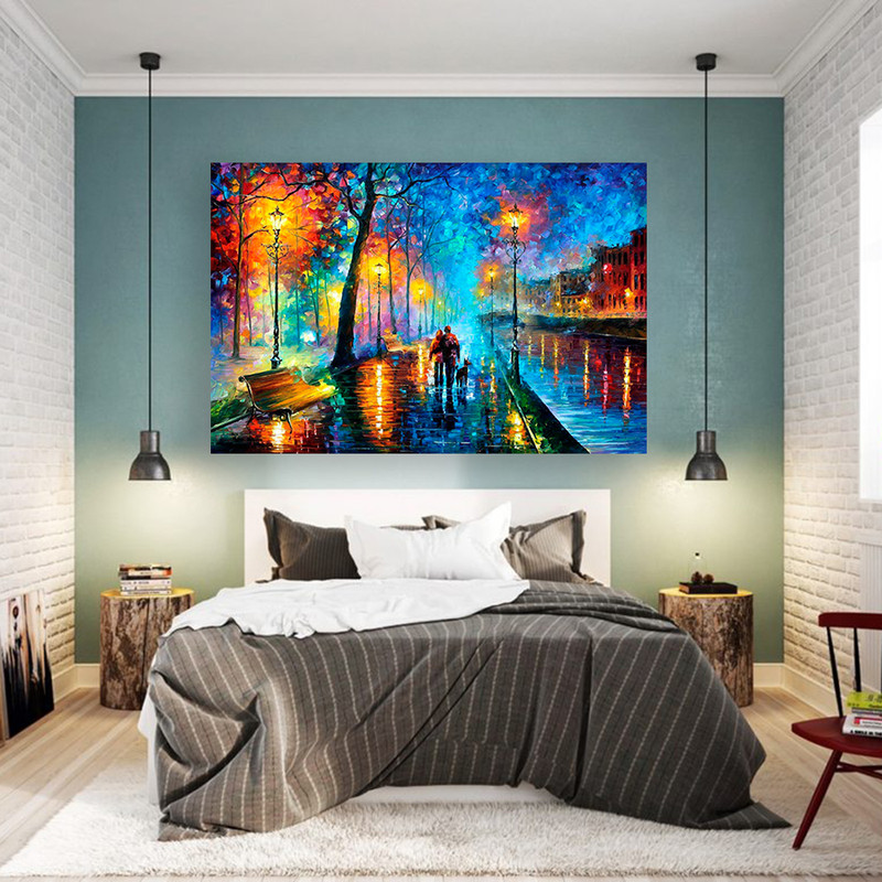 تابلو شاسی سری نقاشی های زیبا مدل عشق کد 496 | دنیای قاب