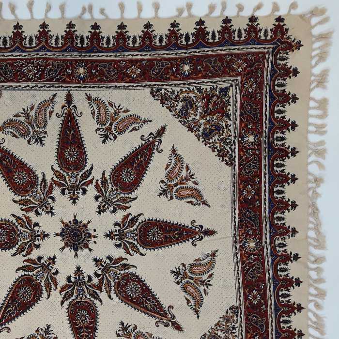 رومیزی 100 در 100 سرو قلمکار اصفهان