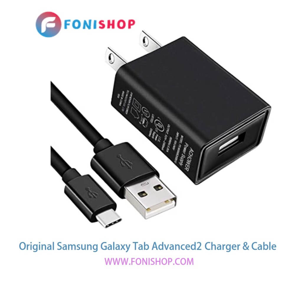 کابل و شارژر فست شارژ اصلی Samsung Tab Advanced 2