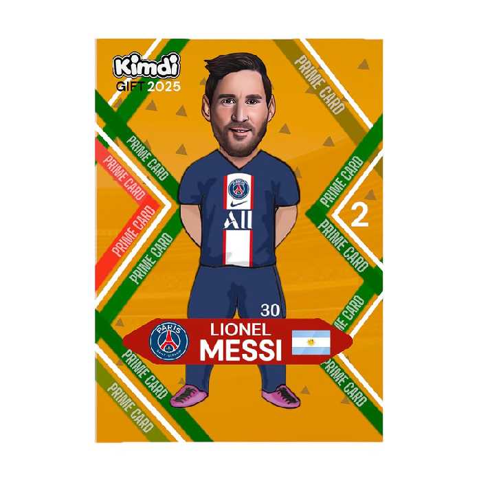 اسباب بازی شانسی کیمدی مدل پرایم مسی 2025 کد p2m | چاوه