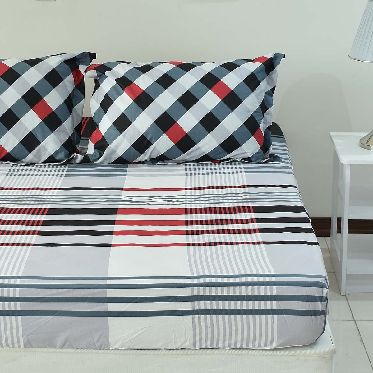 سرویس ملحفه بومرنگ مدل Kamila-120 یکنفره 2 تکه