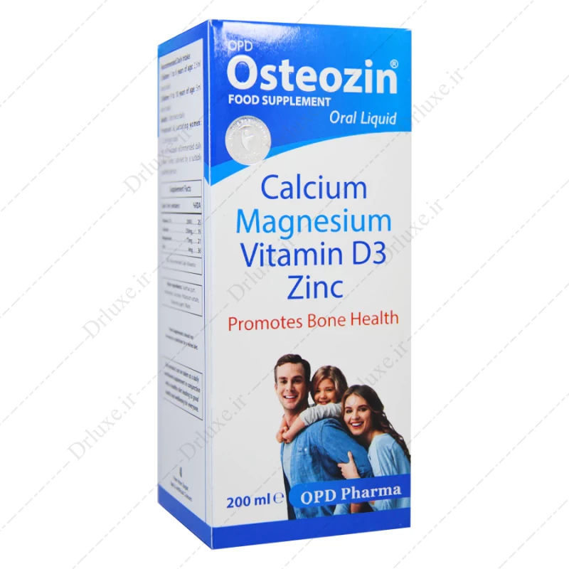 مشخصات، قیمت و خرید شربت استئوزین او پی دی فارما 200 میلی لیتر - دکتر لوکس