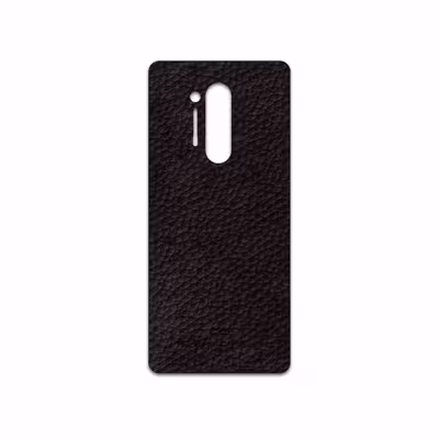 برچسب پوششی ماهوت مدل Dark-Brown-Leather مناسب برای گوشی موبایل وان پلاس 8 Pro