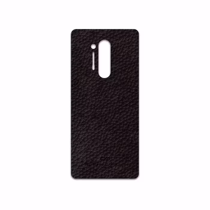برچسب پوششی ماهوت مدل Dark-Brown-Leather مناسب برای گوشی موبایل وان پلاس 8 Pro