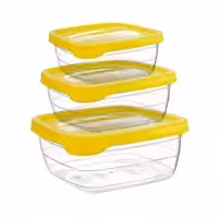 ظرف نگهدارنده هوبی لایف مدل Kitchen بسته 3 عددی