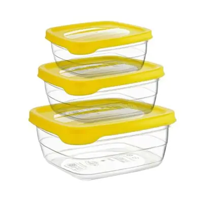 ظرف نگهدارنده هوبی لایف مدل Kitchen بسته 3 عددی
